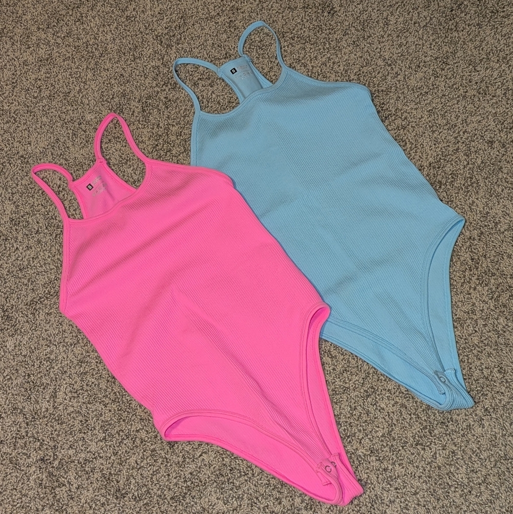 Amazon Pink And Blue Bodysuit Bundle
